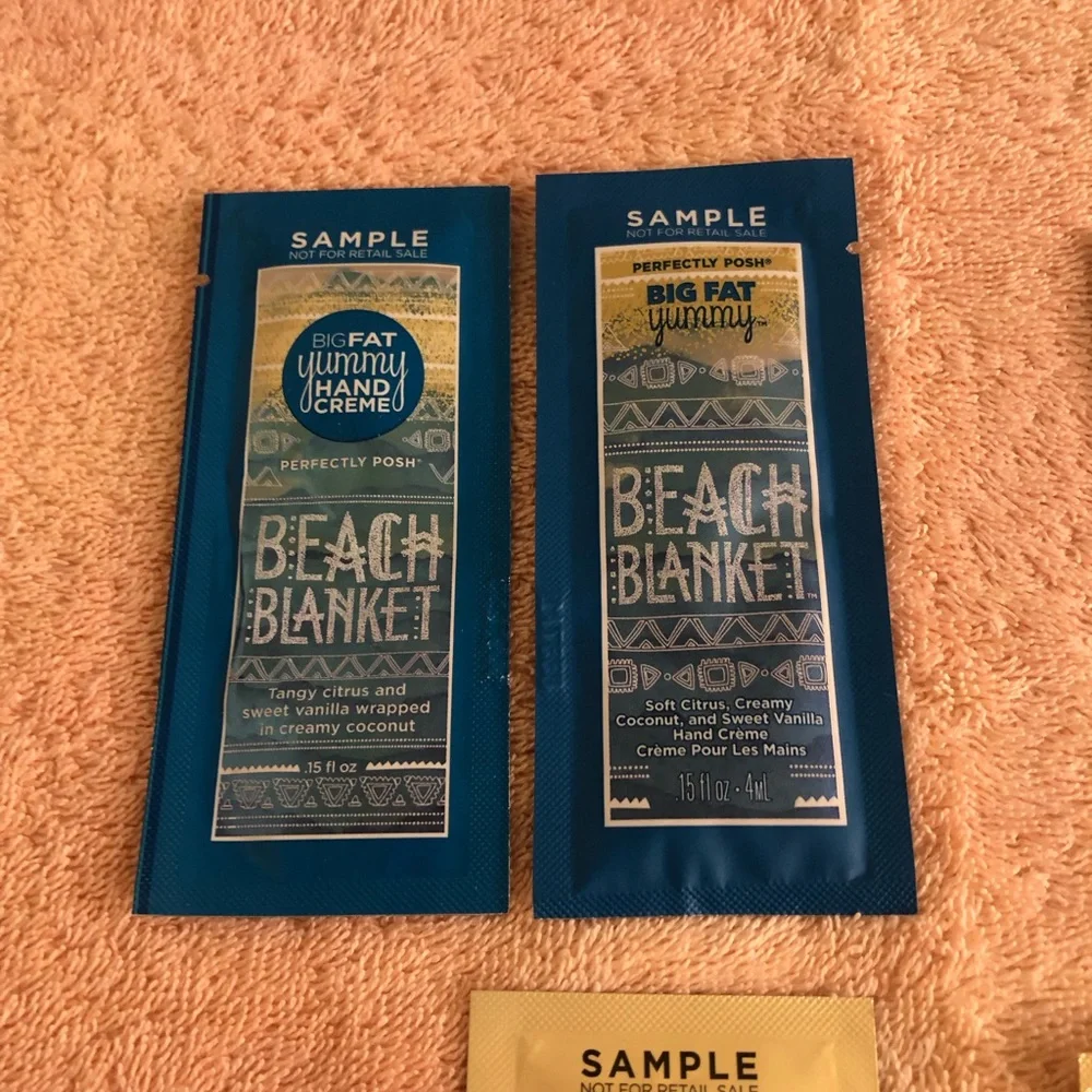 Lot of 8 Perfectly Posh Big Fat Yummy Hand Cream Samples